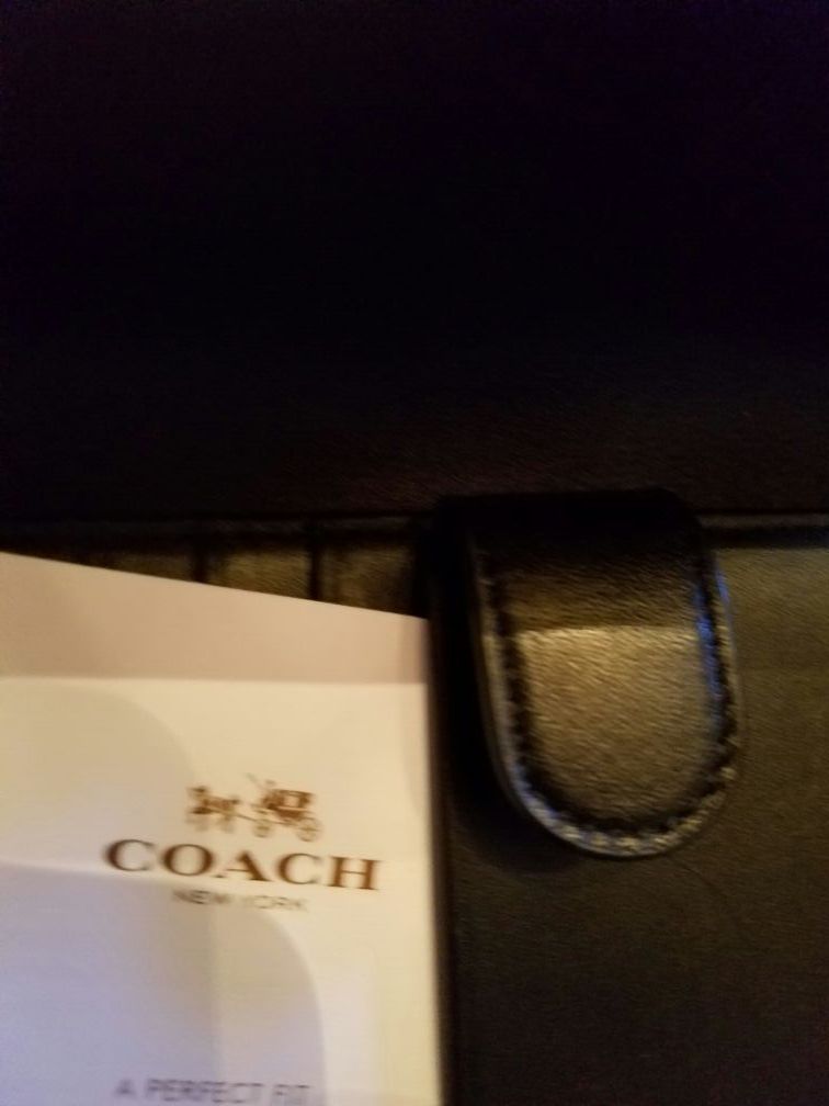 Black Coach wallet cross body purse - Price reduced