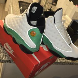 AIR JORDAN 13 WHITE/GREEN