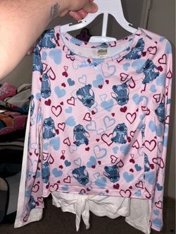 Disney Stitch Long Sleeve Top 2count