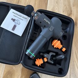 Massage Gun with multiple attachments