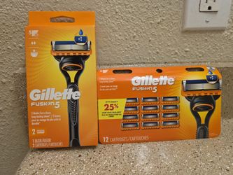 Gilleth fusion 5 (all set+14 CARTRIDGES)