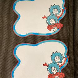 Two Dr. Seuss Whiteboards 