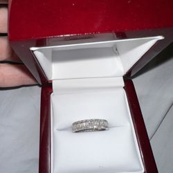 Emerald Cut Diamond Ring 5.5