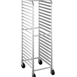 Regency 20 Pan End Load Bun/Sheet Pan Rolling Rack Set of 2 