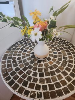 Mixed Wild Flowers With Vase