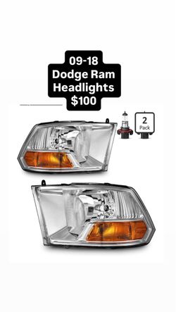 09-18 Dodge Ram Headlights $100