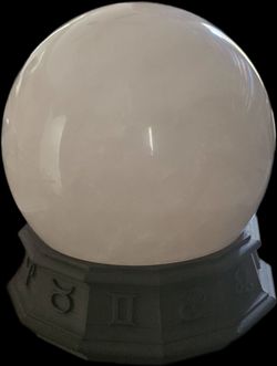 Clear Quartz Crystal Sphere  2.2 - 2.5 kg  base not for sale