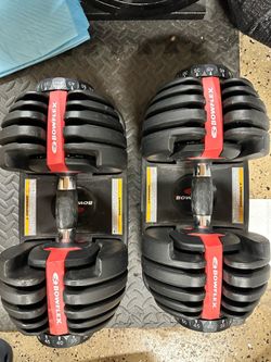 Bowflex SelectTech 552 Adjustable Dumbbells Pair – 5 to 52.5 lbs