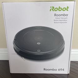 *BRAND NEW* iRobot Roomba 694 Robot Vacuum-Wi-Fi Connectivity, Personalized Cleaning Recommendations, Works with Alexa