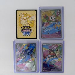 Pokemon first partner illustration gen 7 promos