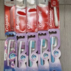Colgate And Oral-B Toothbrushes 