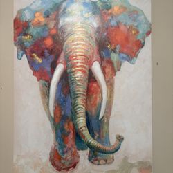 Elephant Painting / Wall Decor 