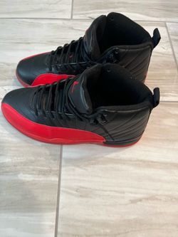 Air Jordan 12 Retro "Flu Game" (Black/Varsity Red) – Men's US 13 / EUR 47 – Near Deadstock