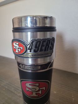 NFL Team Steel Travel Tumbler Coffee Mug with Hi-Def Metallic Graphic16 Once
