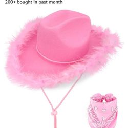 Pink Cowboy Hat 