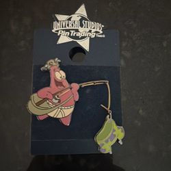 Spongebob Squarepants Patrick fishing pants Pin Universal Studios