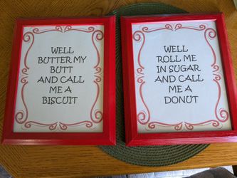 2 - 8x10 Kitchen Pictures 