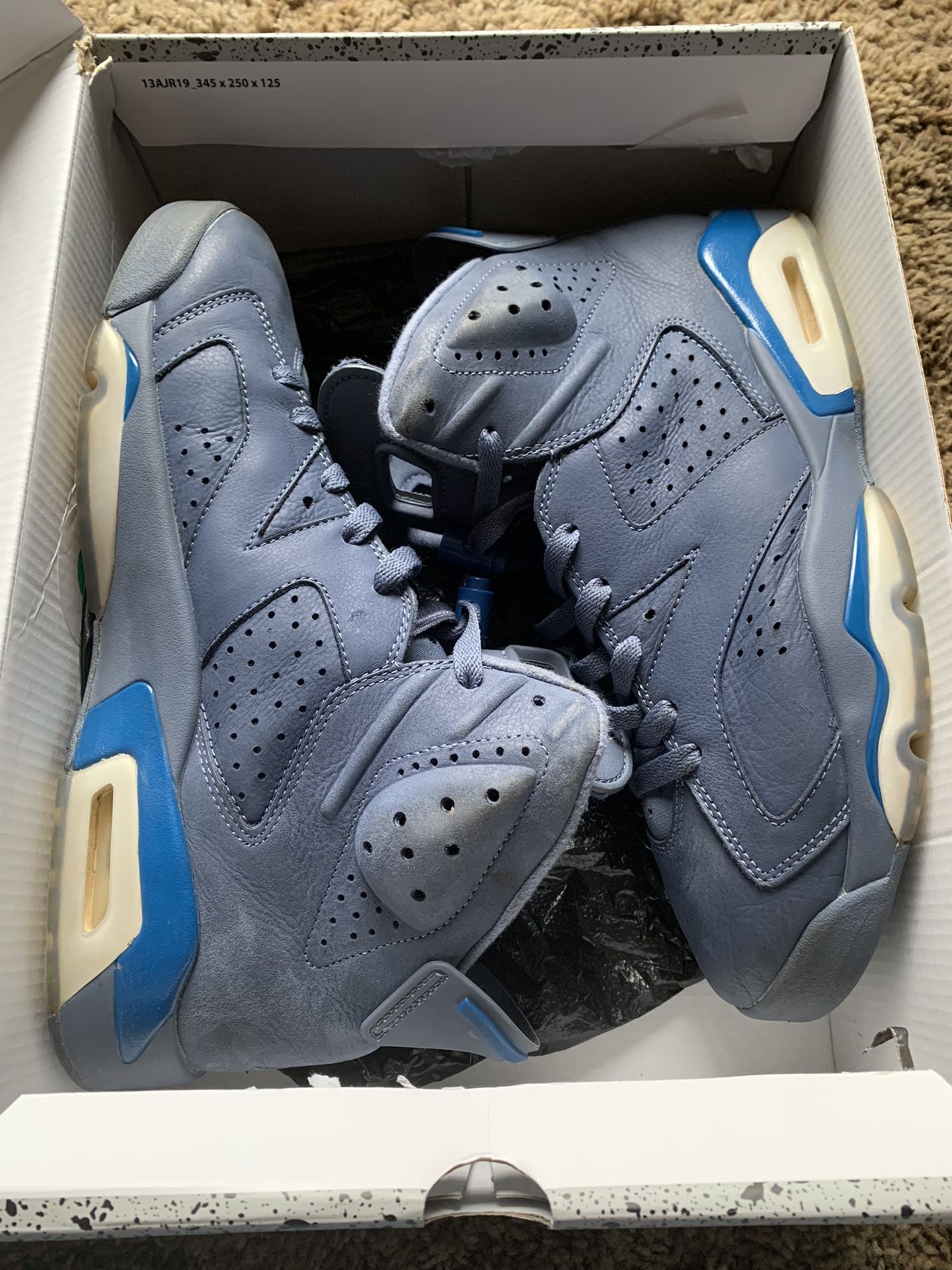 Jordan distressed blue