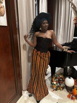 African Skirt And Hat