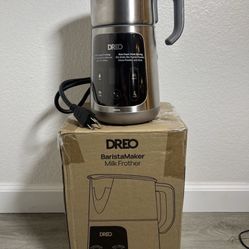 Dreo BaristaMaker Milk Frother All-in-1 15oz/450m Hot Cold Electric Foam Maker NO ATTACHMENTS TO MAKE THE FROTH WILL NEED TO BUY REPLACEMENTS ONLY THE