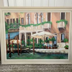 ITALY VENICE 36x48  Print canvas Giclee BY BETTY LOU BARRY