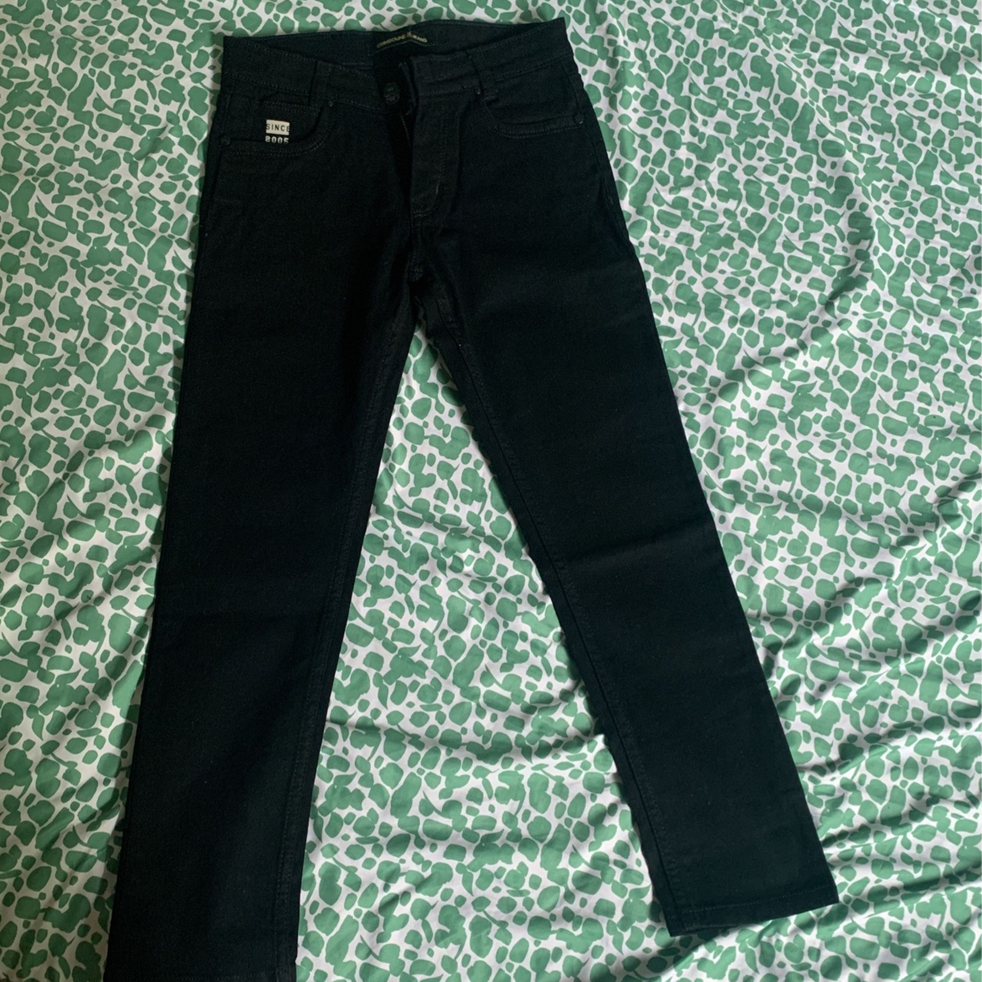 CRIMSOUNE Black Jeans 9-10 Years