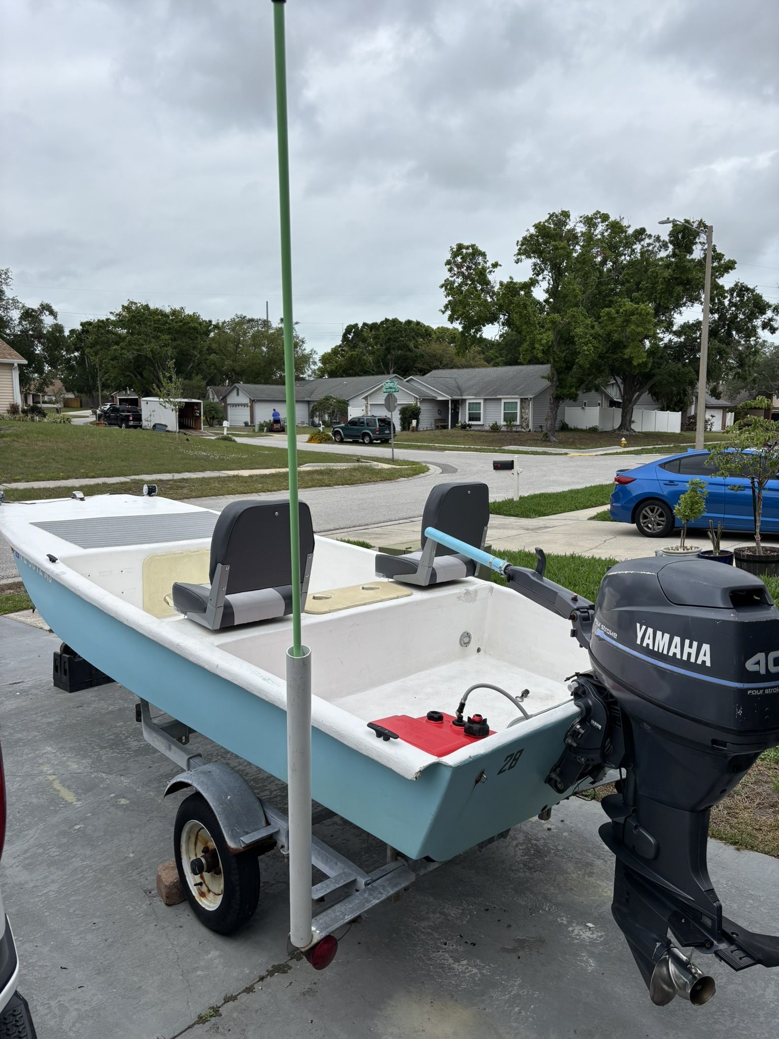 15 foot TriHaul w/ Yamaha 40HP (trailer Included)