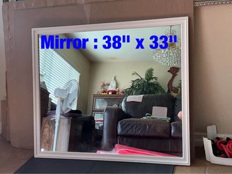 Mirror  (38" x 33")  -  $30