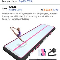 Gymnastics Tumble Pad