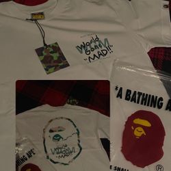 Bape “World Gone Mad” Shirt