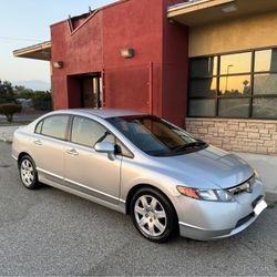 Honda Civic LX 2008 With Only 133k Miles, Smog Check Passed Today, Smog In Hands, No Mechanical Issues, Clean Title, 10/25 Tags, New Tires, Two Keys 