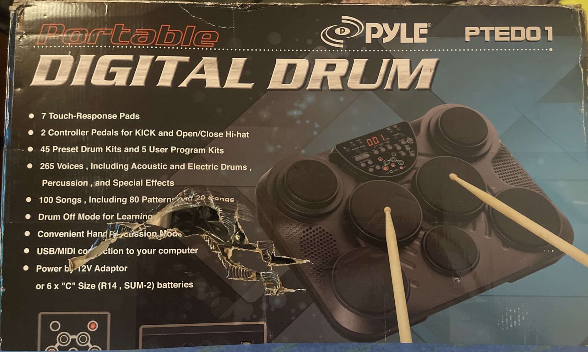 PYLE PTE-D01 E DRUMS