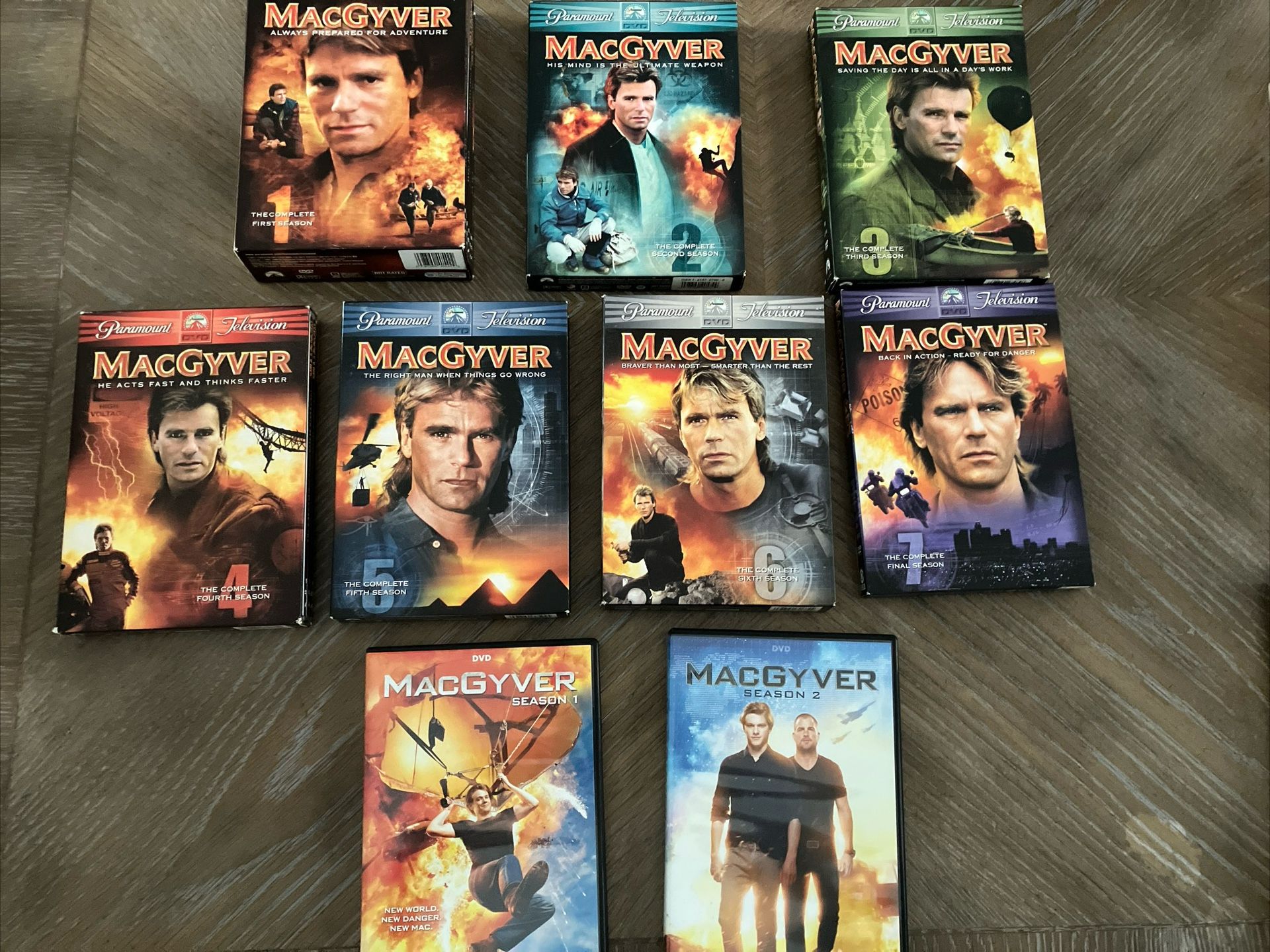 MacGyver Complete Series DVD Seasons 1 2 3 4 5, 6, 7 & New MacGyver Season 1 & 2