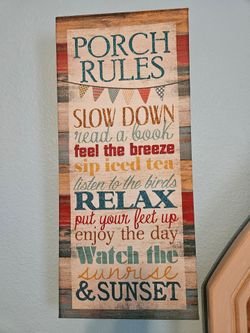 BEAUTIFUL NEW UNIQUE  COLORFUL  SIGN