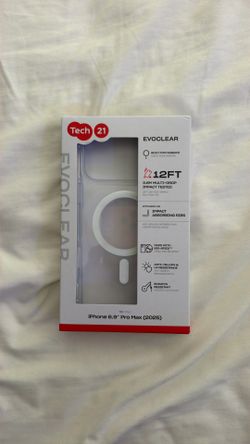 Tech 21 Evo Clear Iphone 17 Pro Max Case