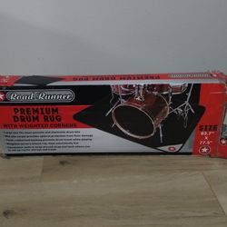 Road Runner Drum Rug With Weighted Corners