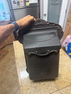 Vintage Ornate Metal Wall-Mount Mailbox – Victorian Style –