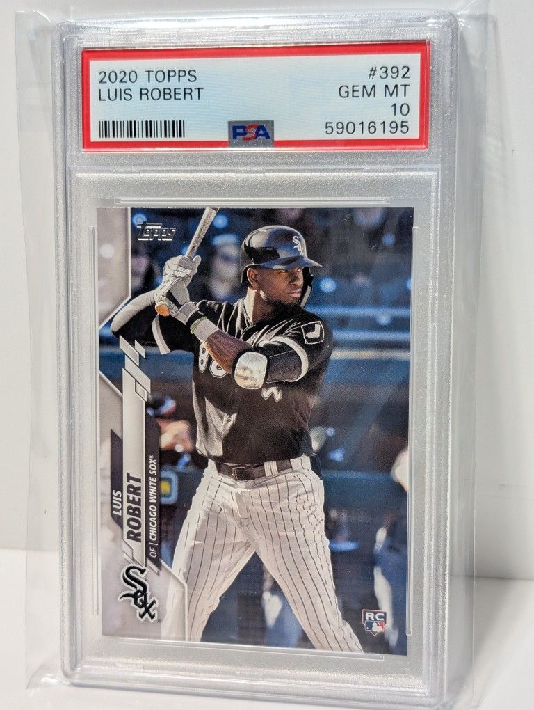 2020 Topps Luis Robert Rookie Card #392 PSA 10 GEM MT Chicago White Sox