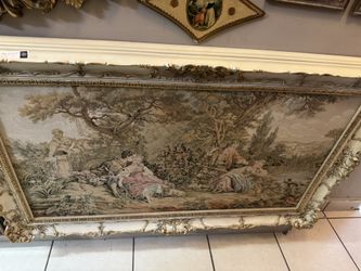Beautiful Italian Tapestry Frame 
