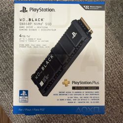 WD BLACK 4TB SN850P NVMe SSD for PS5