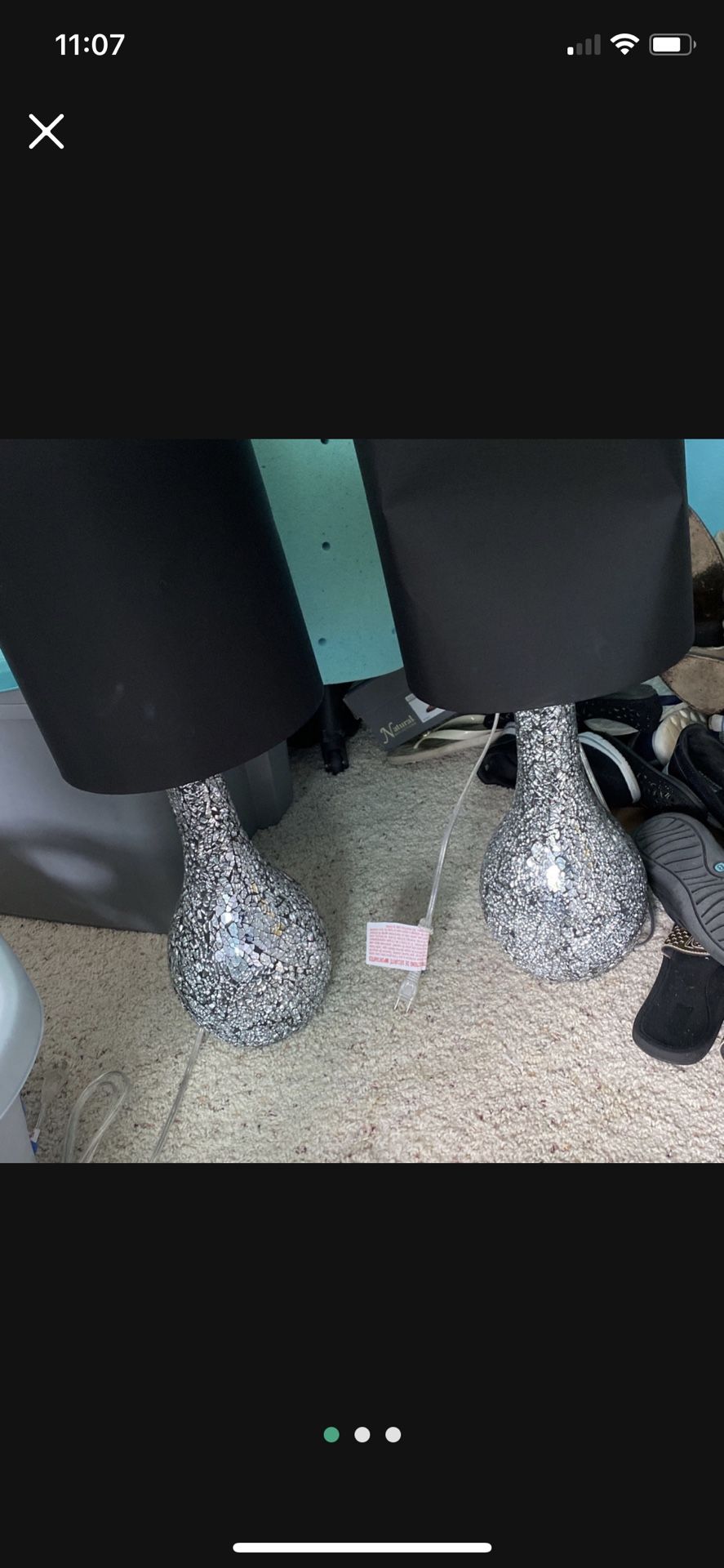 New Lamps Black & Silver