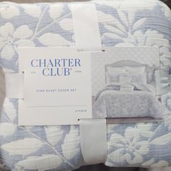 3 Piece King Duvet Cover Set  New