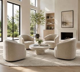 New! Modern Swivel Accent Chair