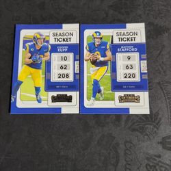 Mathew Stafford Cooper Kupp Cards
