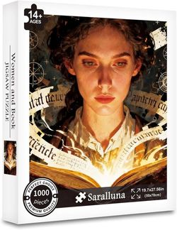 Women and book puzzle