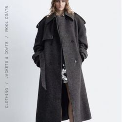 & Other Stories wool double-faced coat
