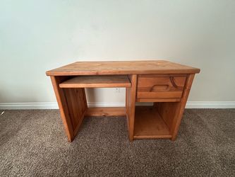 Natural Wood Desk