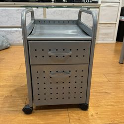Modern File Cabinet with Glass Top