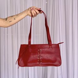 Red vintage purse