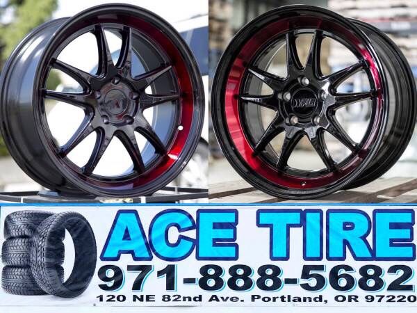 18"F1R F102 5X114.3 RIMS+TIRES💥CIVIC💥ACCORD💥ALTIMA💥MAZDA 3 6💥CAMR